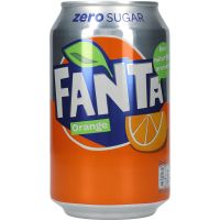 Fanta Zero Orange 24 x 330ml (Parasta ennen 31.10.2023)