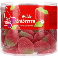 Red Band Wilde Erdbeeren -Happamat Mansikkaviinikumikarkit 1 Kg Purkki