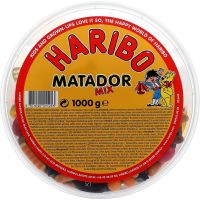Haribo Matador Mix 1 Kg - 1,00€, Kun tilauksen arvo 150€! - Max 1 kpl per tilaus