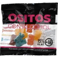 Ositos Kumikarhut Alkoholin Kanssa 15% 30g